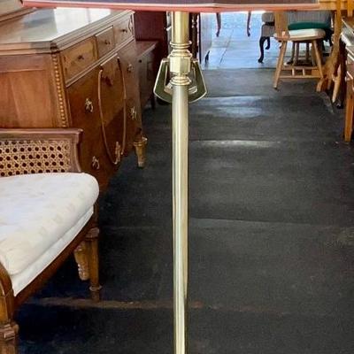 Lot# 019 Brass Floor Lamp