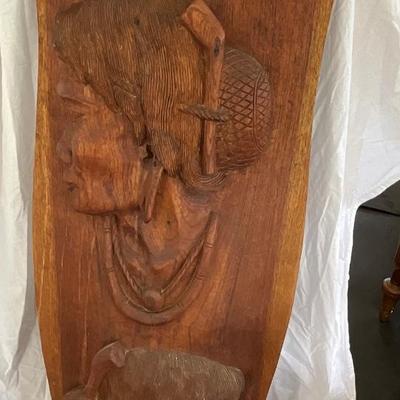 Lot# 026 PHILIPPINES KALINGA IGORAT HEAD HUNTER WOOD SHIELD
