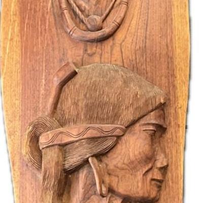 Lot# 026 PHILIPPINES KALINGA IGORAT HEAD HUNTER WOOD SHIELD