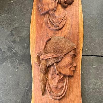 Lot# 026 PHILIPPINES KALINGA IGORAT HEAD HUNTER WOOD SHIELD