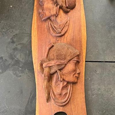 Lot# 026 PHILIPPINES KALINGA IGORAT HEAD HUNTER WOOD SHIELD