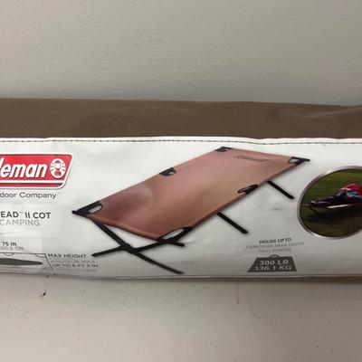 Coleman Trailhead Cot, Wooden Walking Stick & More (PB-MG)