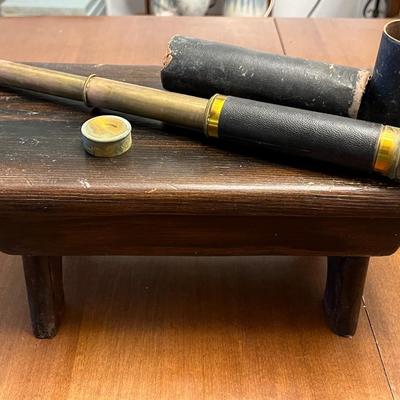 19th Century French 3-Draw Spy Glass