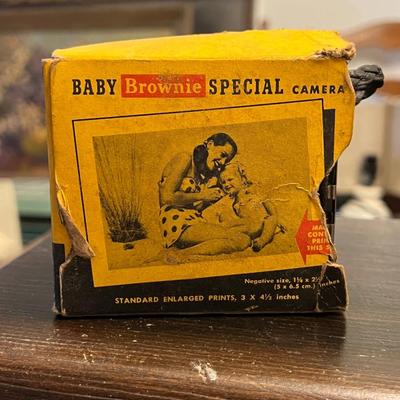 Vintage Cameras- Kodak Brownie Target Six-16 and Baby Brownie Special