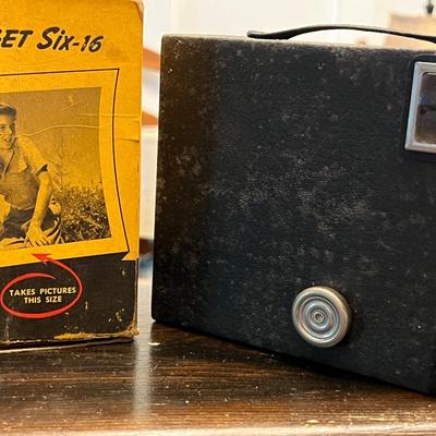 Vintage Cameras- Kodak Brownie Target Six-16 and Baby Brownie Special