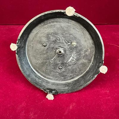 Lot# 048 Vintage Three Candlestick Footed Holder