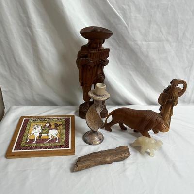 Carved Wooden Figurines & More (LR-MG)
