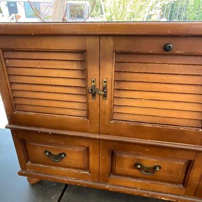 Lot# 032 Vintage Lane Hope Chest with Drawers