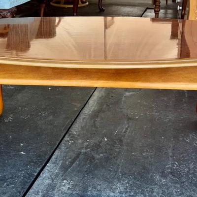 Lot# 038 Vintage Oak Oval Coffee Table