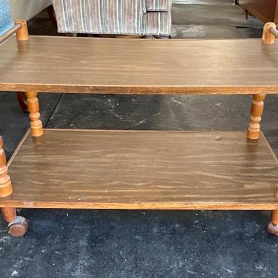 Lot# 039 MCM Rolling TV Cart