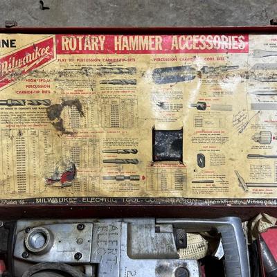 Vintage Heavy Duty Rotary Hammer Lot (basement)