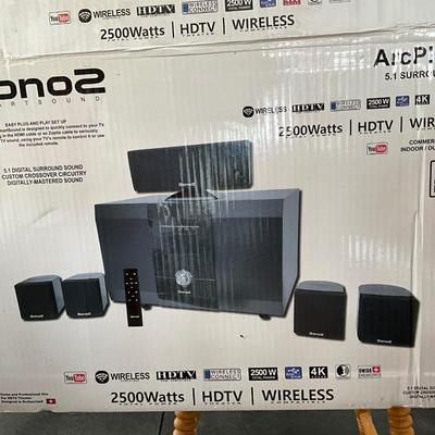 Lot# 042 Sono 2 Arc Play 3 Smart Sound 5.5Surround Set NIB