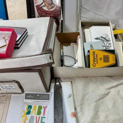 Vintage metal indexs and cards Telephone books