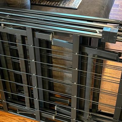 Queen Sized Foldable Metal Platform Bed Frame- tool free set-up