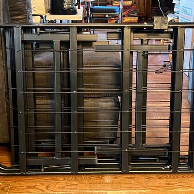 Queen Sized Foldable Metal Platform Bed Frame- tool free set-up