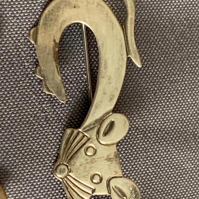 Vintage Sterling Pins Lot
