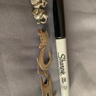 Vintage Sterling Pins Lot