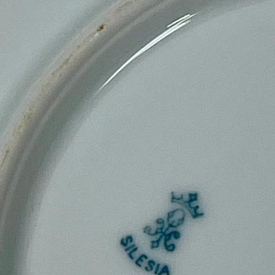 Hand-painted Silesia Porcelain Plate With Grapes