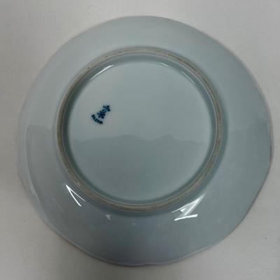 Hand-painted Silesia Porcelain Plate With Grapes