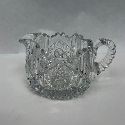 Antique American Brilliant Creamer