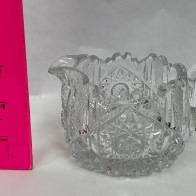 Antique American Brilliant Creamer
