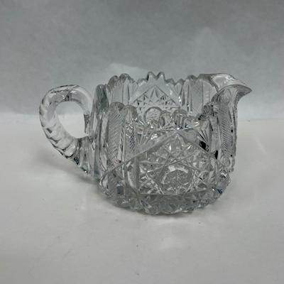 Antique American Brilliant Creamer