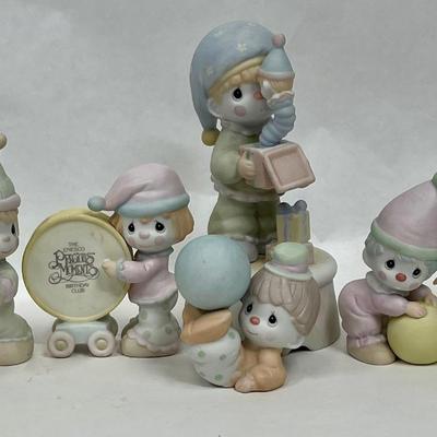 Precious Moments Clown Figurine Lot