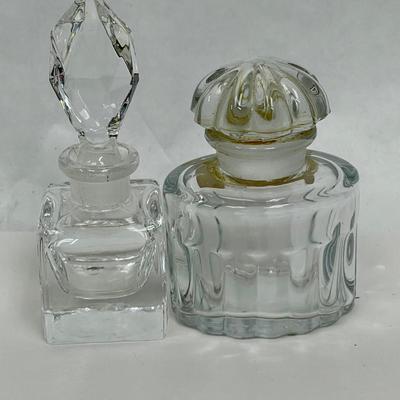 2 Vintage Perfume Bottles - Balenciaga Le Dix & other