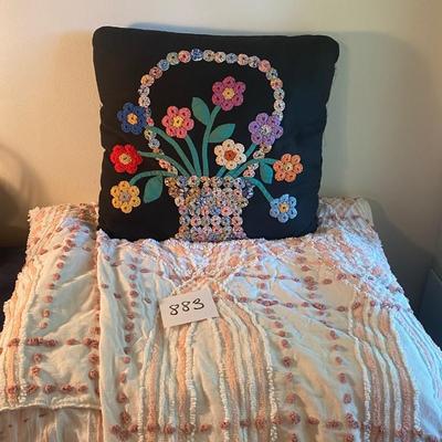 Vintage Pillow and Blanket