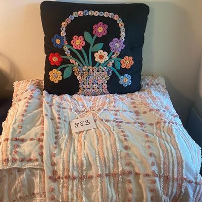 Vintage Pillow and Blanket