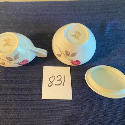 Fukagawa Arita Sugar and Creamer