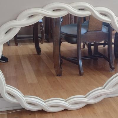Composite Framed Wall Mirror- Approx 37 1/2" x 28"