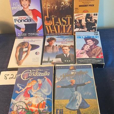 DVDs and VHS Tapes