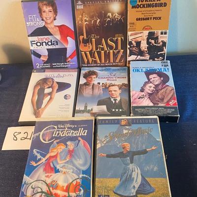 DVDs and VHS Tapes