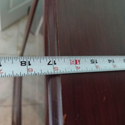 Laminate Wood Finish Storage Cabinet (Choice A- Left)