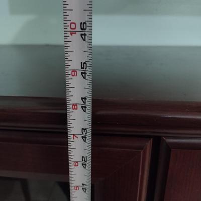 Laminate Wood Finish Storage Cabinet (Choice A- Left)