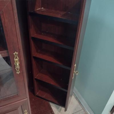 Laminate Wood Finish Storage Cabinet (Choice B- Right)