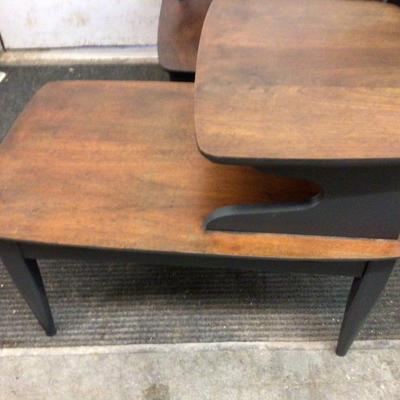 Pair MCM Wood End Tables