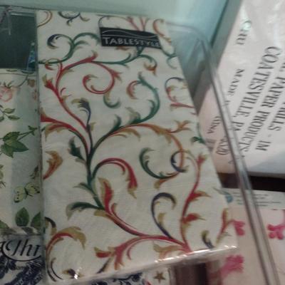 Collection of Decorative Napkins and Party Goods