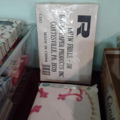 Collection of Decorative Napkins and Party Goods