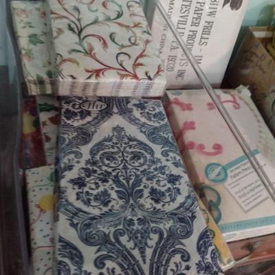Collection of Decorative Napkins and Party Goods