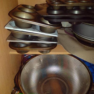 Collection of Kitchen Goods- Cookware, Bakeware, Dishes, Utensils, etc.