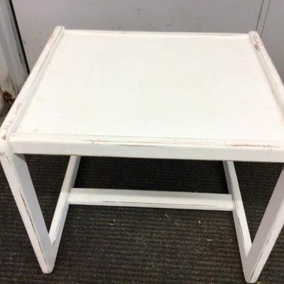 White Painted Small Table