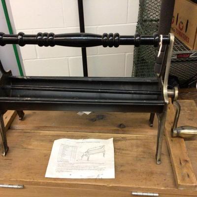Metal and Wood Paper Roller