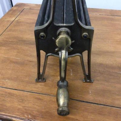 Metal and Wood Paper Roller
