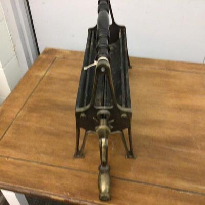 Metal and Wood Paper Roller