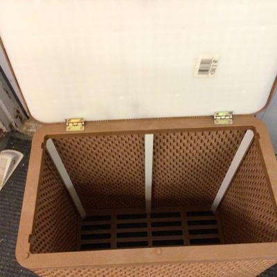 Brown Wicker Hamper