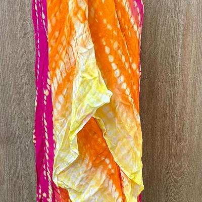 Trina Turk Swim Cover Up medium size pink orange yellow