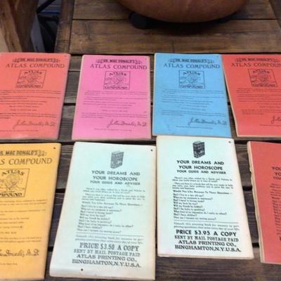 Mac Donald’s Farmers Almanacs Set of 8 1960’s