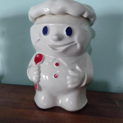 Vintage McCoy 'Bobby the Baker' Ceramic Cookie Jar with Lid- Approx 10" Tall